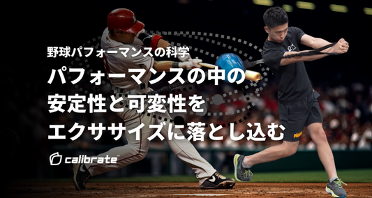 野球パフォーマンスの科学:パフォーマンスの中の安定性と可変性をエクササイズに落とし込む